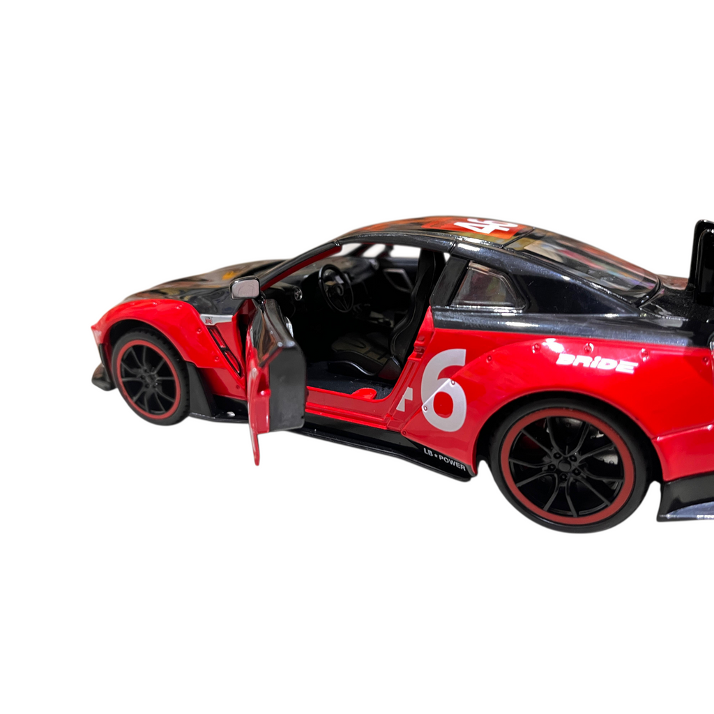 NISSAN GTR R35 DIE CAST METAL CAR 1:22 scale