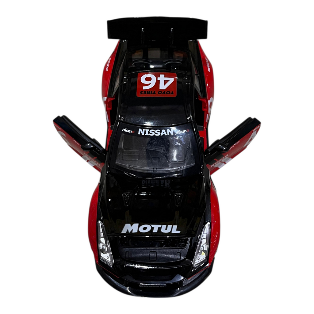 NISSAN GTR R35 DIE CAST METAL CAR 1:22 scale
