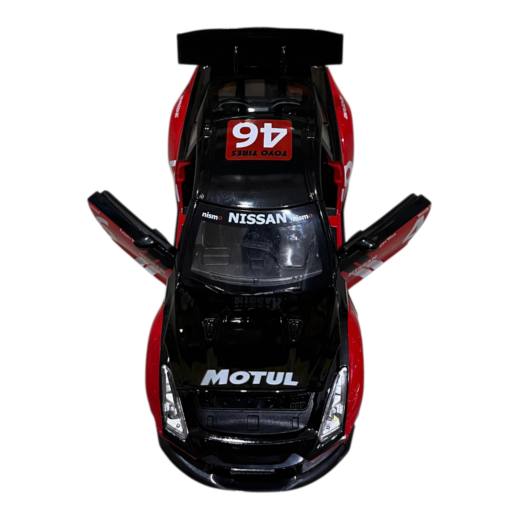 NISSAN GTR R35 DIE CAST METAL CAR 1:22 scale