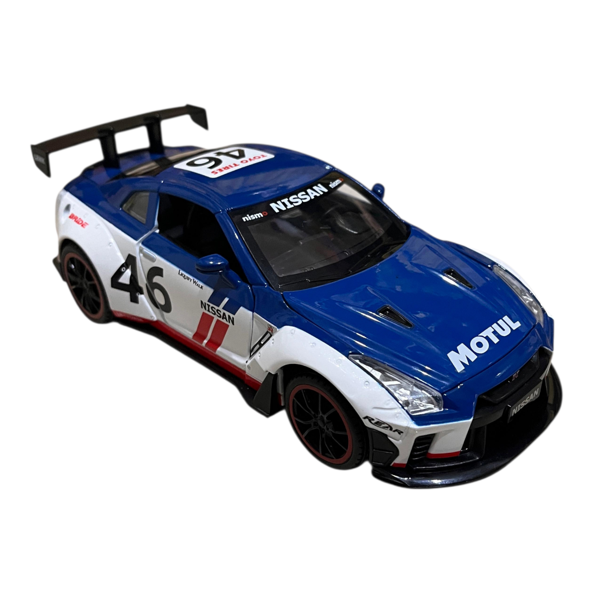 NISSAN GTR R35 DIE CAST METAL CAR 1:22 scale